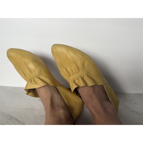 Sheridan Mia Darby Flat Yellow EU 42 / US 11 Buttery Soft Leather, D’Orsay Chic - Picture 12 of 12